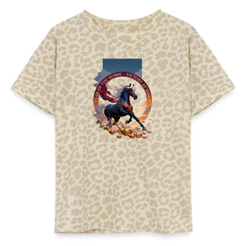 Year of the Horse Dawn T Shirt,Lunar New Year Gift - Toddler Fine Jersey T-Shirt