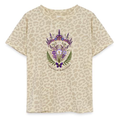 Spring Meadow Crown Tee, Cottagecore Renewal Gift - Toddler Fine Jersey T-Shirt