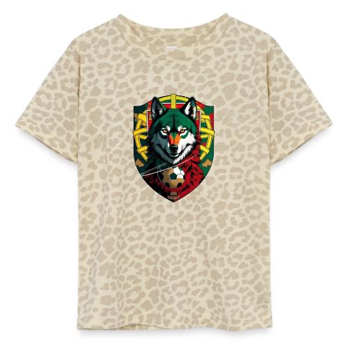 Portugal Iberian Wolf Soccer T Shirt,Football Gift - Toddler Fine Jersey T-Shirt