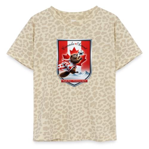 Canada Beaver Ascent T-Shirt, Canadian Pride Gift - Toddler Fine Jersey T-Shirt