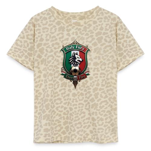 Italy heritage Wolf Fury Tee, Pride Badge Gift - Toddler Fine Jersey T-Shirt