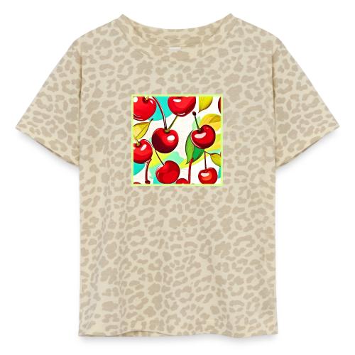 Vibrant Cherry Pattern - Toddler Fine Jersey T-Shirt