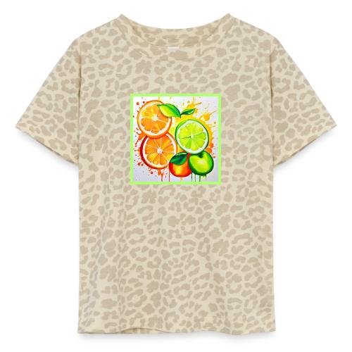 Neon Chaos Liquid Color Explosion - Toddler Fine Jersey T-Shirt