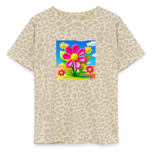 Pink Floral Peace | Sky & Nature Design - Toddler Fine Jersey T-Shirt