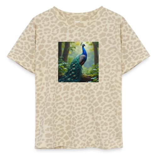 Majestic Peacock in Enchanted Forest - Toddler Fine Jersey T-Shirt