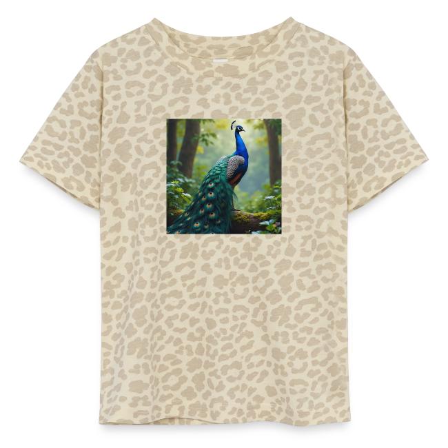 Majestic Peacock in Enchanted Forest