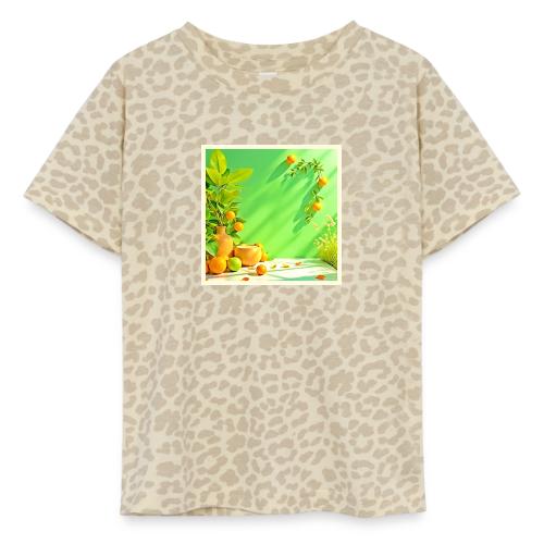 Vibrant Orange Green Still Life Design - Toddler Fine Jersey T-Shirt
