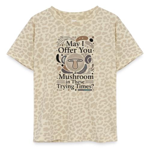 Mushroom in These Trying Times T-Shirt - Toddler Fine Jersey T-Shirt