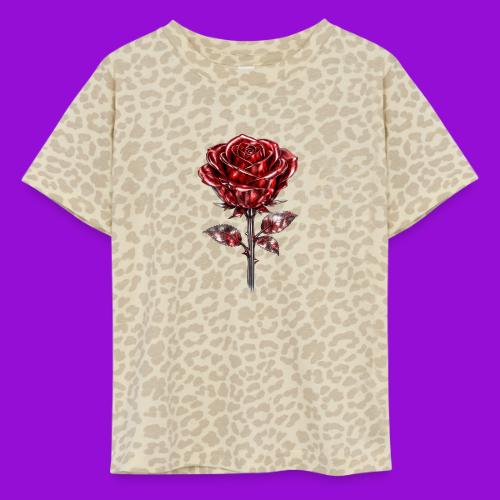 2 Set - Silver and Gold Roses - Toddler Fine Jersey T-Shirt