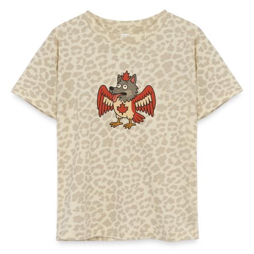 Maple-Mad Wolfbird – Quirky Canadian Creature - Toddler Fine Jersey T-Shirt