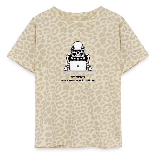My Anxiety Has a Bone to Pick With Me T-Shirt - Toddler Fine Jersey T-Shirt