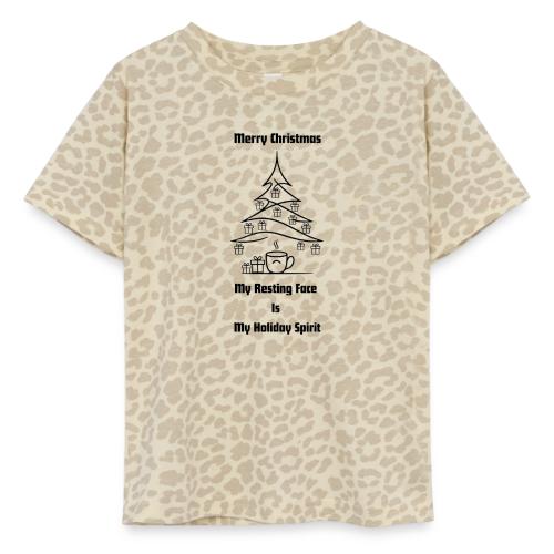 My Resting Face Is My Christmas Spirit T-Shirt - Toddler Fine Jersey T-Shirt
