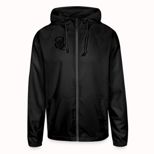 qcpb black logo - Unisex Lightweight Windbreaker Jacket