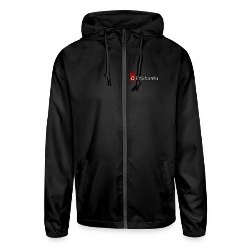 Edubuntu Logo 2023 - White - Unisex Lightweight Windbreaker Jacket
