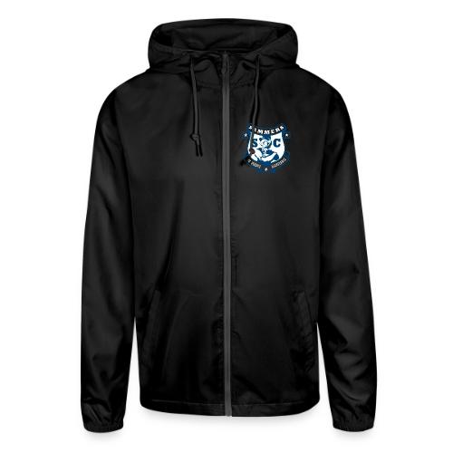 sammers on red png - Unisex Lightweight Windbreaker Jacket