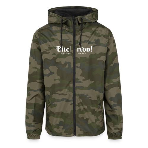 Bitcherton White - Unisex Lightweight Windbreaker Jacket