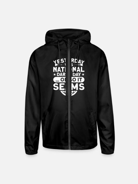 Darts Dart Player - Unisex Lightweight Windbreaker Jacket - black