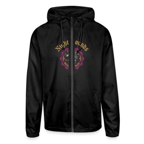 Night Hounds Wolf Patch - Unisex Lightweight Windbreaker Jacket