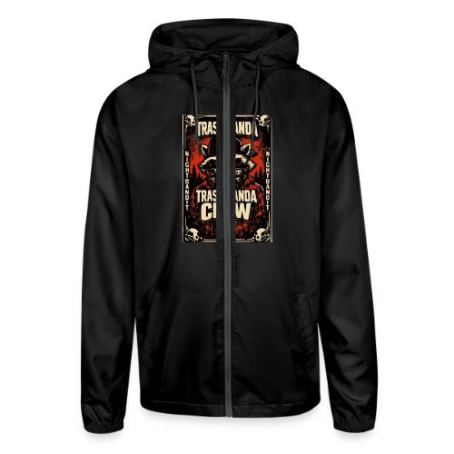 Midnight Forager Raccoon Mushroom Hunter - Unisex Lightweight Windbreaker Jacket