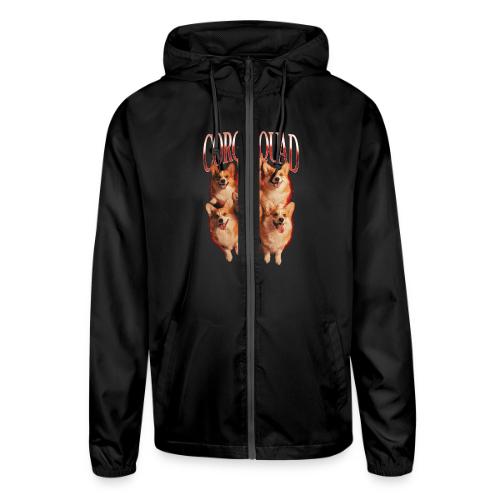 Corgi Squad Funny Dog Lover Vintage Shirt - Unisex Lightweight Windbreaker Jacket