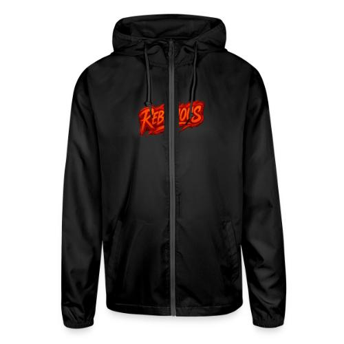 Rebellious Graffiti Neon Orange Streetwear T-Shirt - Unisex Lightweight Windbreaker Jacket