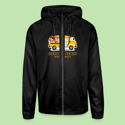 first day of school outfit- school again - Unisex Lightweight Windbreaker Jacket