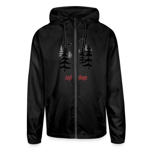 Joyful Tidings Christmas T-Shirt - Unisex Lightweight Windbreaker Jacket