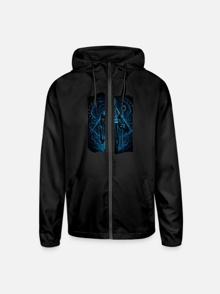 Osiris Code - Unisex Lightweight Windbreaker Jacket - black