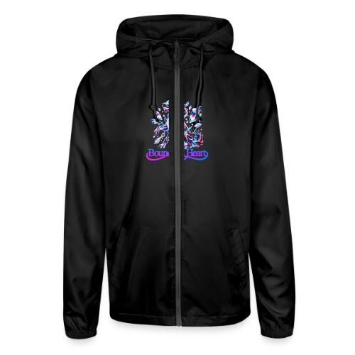 Boundless Heart Neon Galaxy Dog Shirt - Unisex Lightweight Windbreaker Jacket