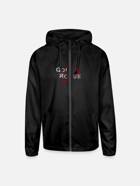 Gone Rogue Detroit Bloody - Unisex Lightweight Windbreaker Jacket - black