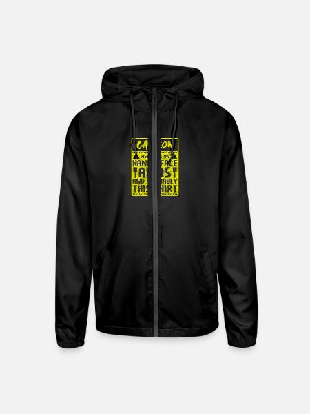 Artist Painting Spray Can - Unisex Lightweight Windbreaker Jacket - black