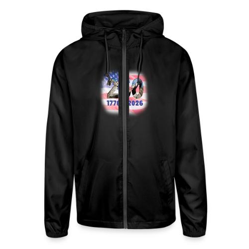 1776 - 2026 | 250 Years USA - Unisex Lightweight Windbreaker Jacket