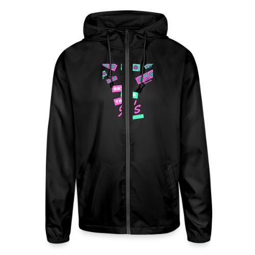 Bring Back The 90s Nostalgia Design| Retro 90s Art - Unisex Lightweight Windbreaker Jacket
