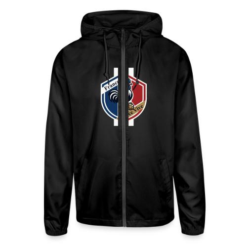 France Rooster T-Shirt, Bleu-Blanc-Rouge gift - Unisex Lightweight Windbreaker Jacket