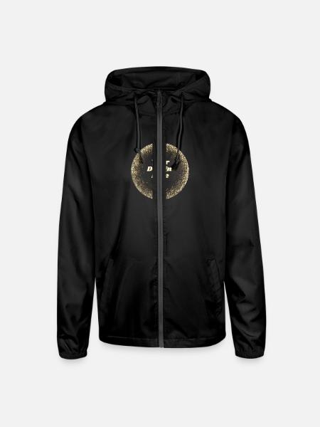 BEST SIMPLE T SHIRT - Unisex Lightweight Windbreaker Jacket - black - Front