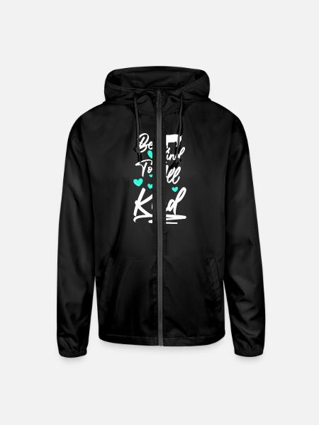 Veganism Food Vegetables - Unisex Lightweight Windbreaker Jacket - black - Front