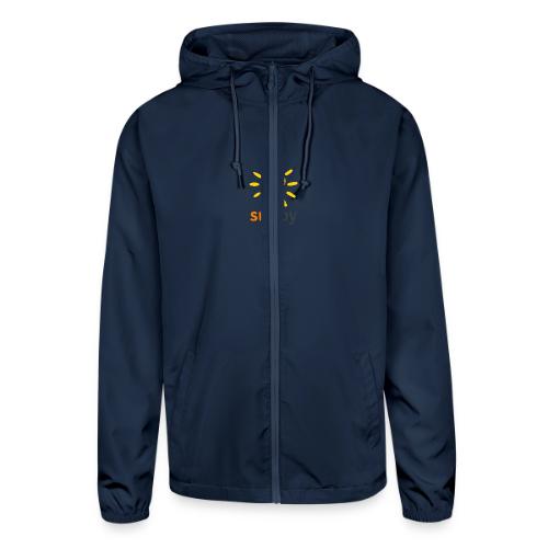 sunpy logo web - Unisex Lightweight Windbreaker Jacket