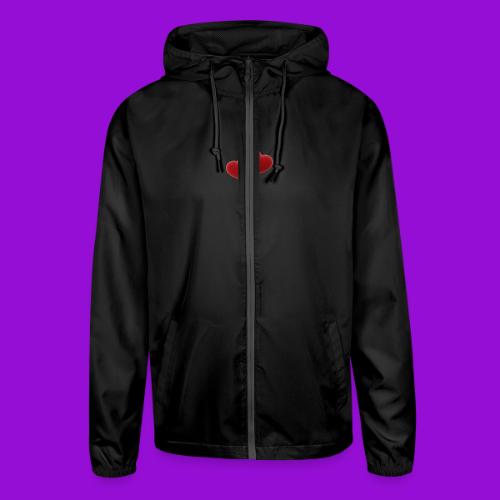 Two hearts together - Unisex Lightweight Windbreaker Jacket