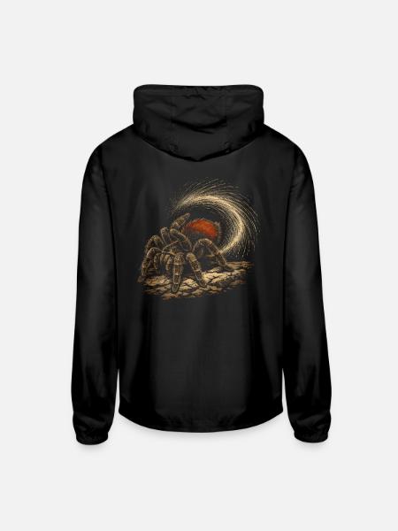 Tarantula Owner - Unisex Lightweight Windbreaker Jacket - black