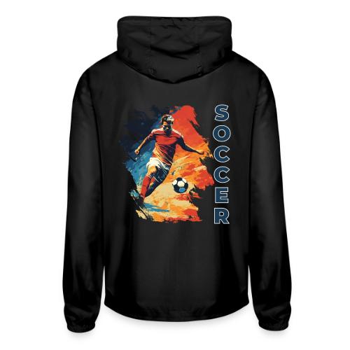 Soccer Action Pulse - Unisex Lightweight Windbreaker Jacket