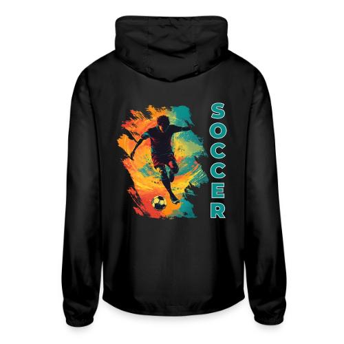 Soccer Hero Mode - Unisex Lightweight Windbreaker Jacket