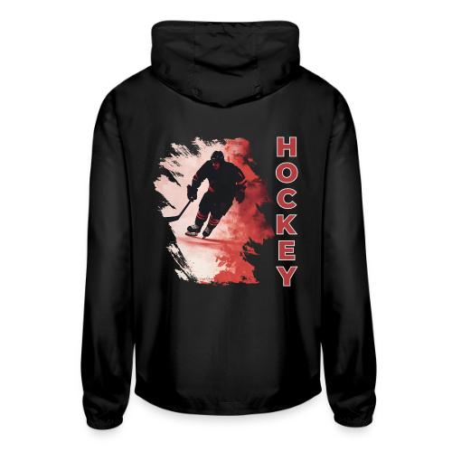 Hockey Fire - Unisex Lightweight Windbreaker Jacket