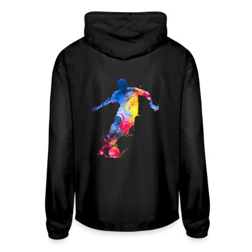 Soccer: Splash Kick - Unisex Lightweight Windbreaker Jacket