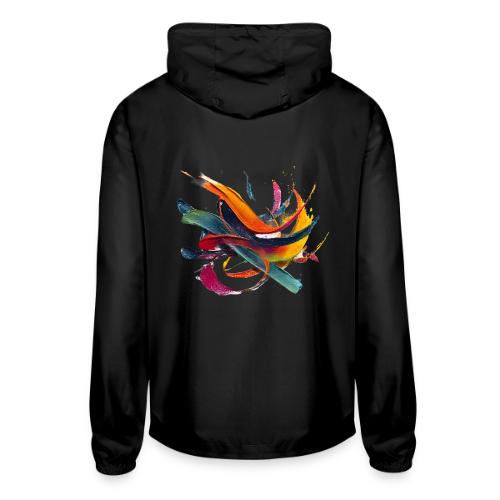 Colorful Waves - Unisex Lightweight Windbreaker Jacket