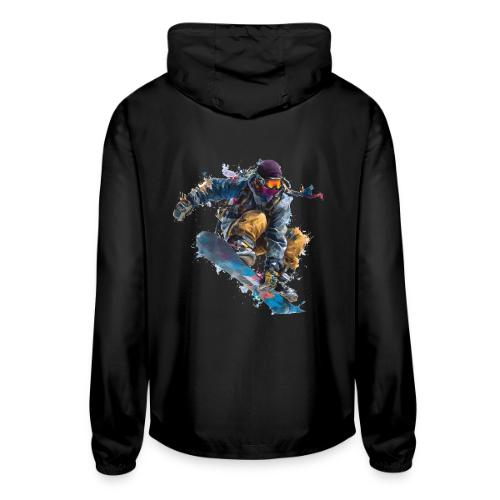Snowboarding: Splash of Speed - Unisex Lightweight Windbreaker Jacket