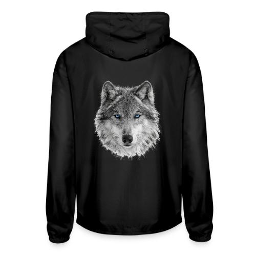 Frost-Eyed Alpha - Unisex Lightweight Windbreaker Jacket