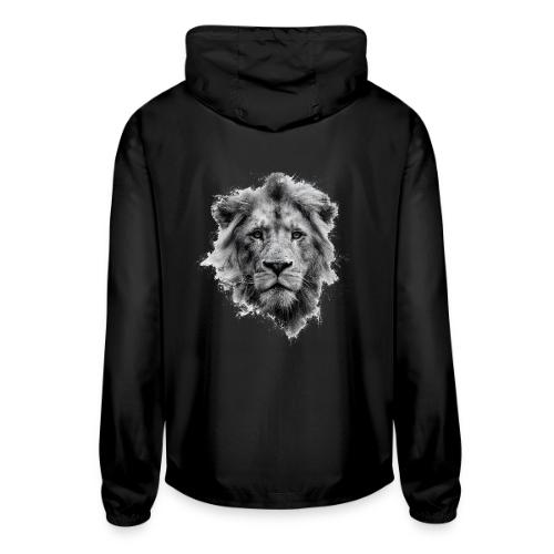 Lion: Monochrome King - Unisex Lightweight Windbreaker Jacket