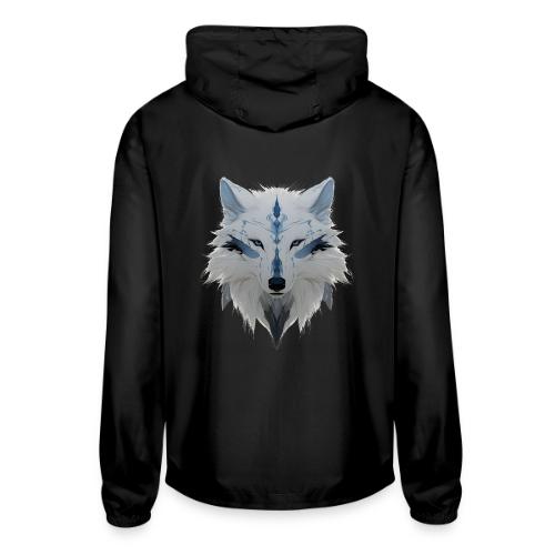 Ivory Grace Wolf - Unisex Lightweight Windbreaker Jacket