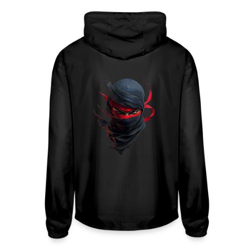 Crimson Stare Ninja - Unisex Lightweight Windbreaker Jacket