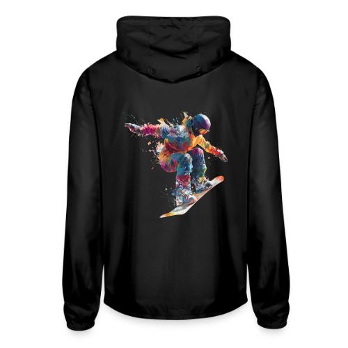 Snowboarding: Frozen Flight - Unisex Lightweight Windbreaker Jacket